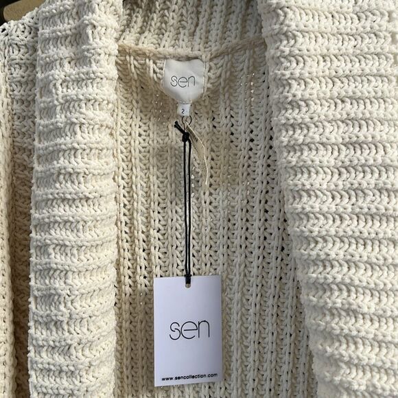 Women's Cream Sweater - Picture 2 of 3